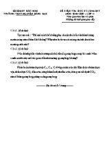 Đề kiểm tra học kì I Sinh học 12 (Có đáp án) - Năm học 2016-2017 - Trường THPT Nguyễn Đăng Đạo